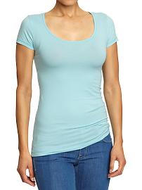 Women's Fitted Scoop-Neck Tees