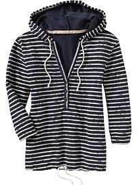 Women's French Terry Henley Hoodies