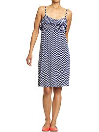 Women's Ruffle Jersey Dresses