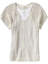 Women's Pointelle Dolman-Sleeve Sweaters