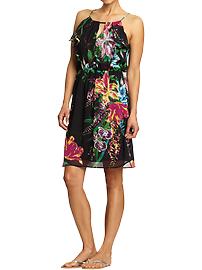 Women's Floral Chiffon Dresses
