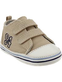 Secure-Close Canvas Sneakers for Baby