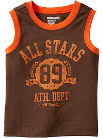 Team-Style Muscle Tees for Baby