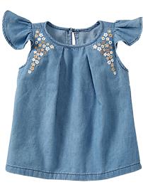 Flutter-Sleeve Tops for Baby