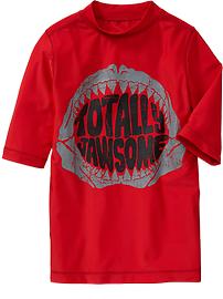 Boys "Totally Jawsome" Rashguards