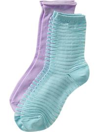 Women's Sheer Ankle-Sock 2-Packs