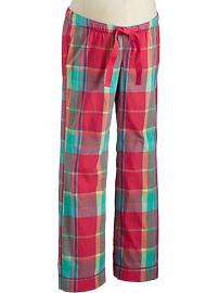Maternity Printed Poplin Sleep Pants