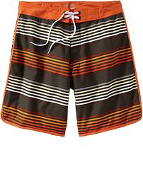 Men's Dolphin-Hem Board Shorts