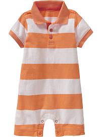 Striped Polo One-Pieces for Baby
