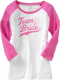 Women's "Team Bride" Tees