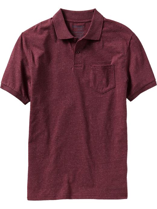 Old Navy Mens Pocket Tri Blend Polo Shirt