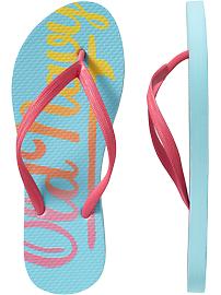 Women's Printed Flip-Flops