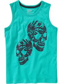 Boys Graphic Tanks