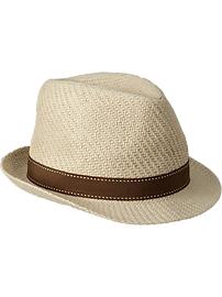 Straw Fedoras for Baby