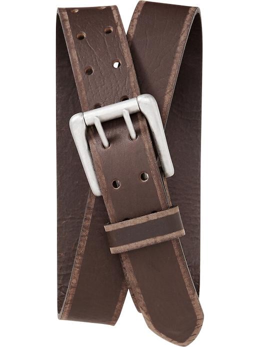 View large product image 1 of 1. Men's Double-Prong Belts