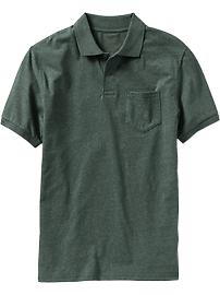 Men's Pocket Tri-Blend Polos