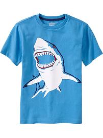 Boys Shark-Graphic Tees