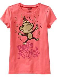 Girls Animal Graphic Tees