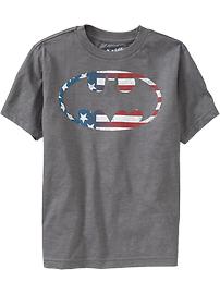 Boys DC Comics Batman Flag Tees