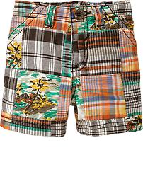 Patchwork Shorts for Baby