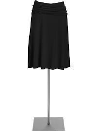 Women's Ruched Fold-Over Jersey Skirts