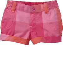 Printed Poplin Shorts for Baby