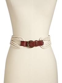 Women's Leather-Rope Belts