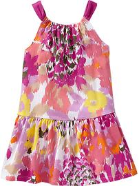 Printed Jersey Dresses for Baby
