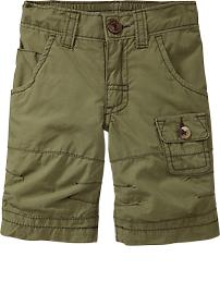 Poplin Messenger Shorts for Baby