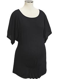 Maternity Smocked-Hem Dolman Tops