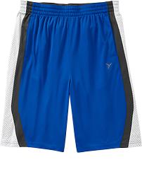 Men's Active Mesh-Panel Shorts (9 1/2")