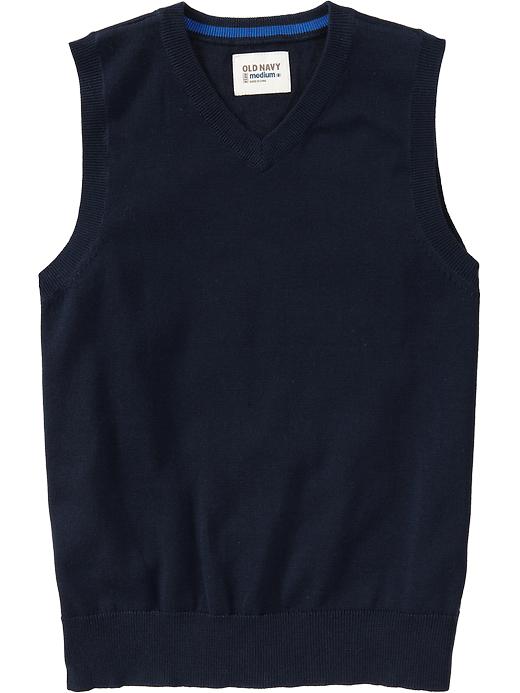 View large product image 1 of 1. Boys V-Neck Sweater Vests