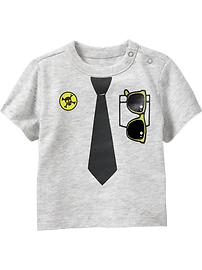 Crew-Neck Graphic Tees for Baby