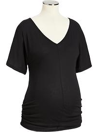 Maternity Double V-Neck Tops