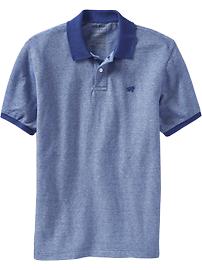 Men's Birdseye Pique Polos