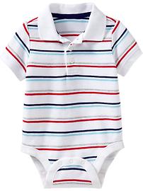 Pique Polo Bodysuits for Baby