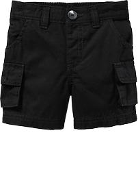 Canvas Cargo Shorts for Baby