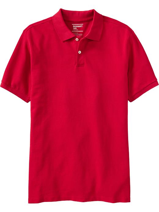 View large product image 1 of 1. Men's Pique Polos