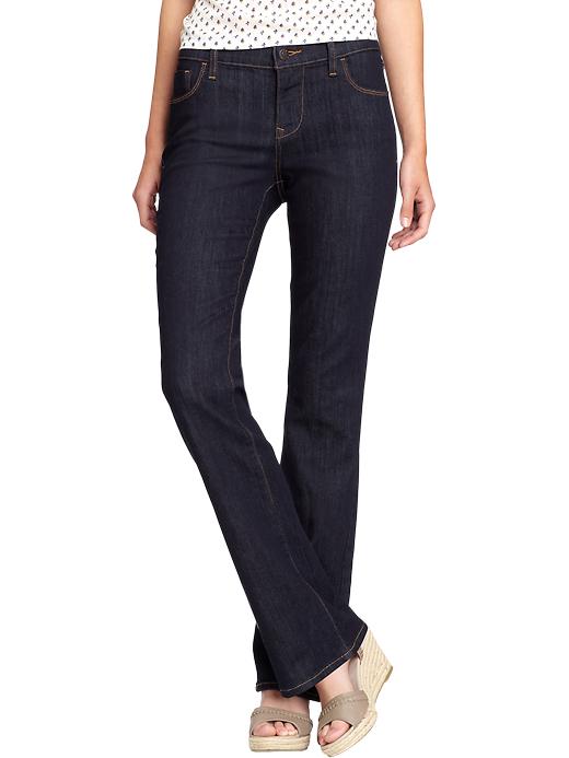 View large product image 1 of 2. Curvy Boot-Cut Jeans for Women
