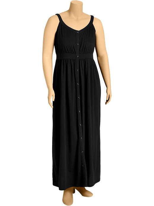 Old Navy Womens Plus Button Front Maxi Dresses