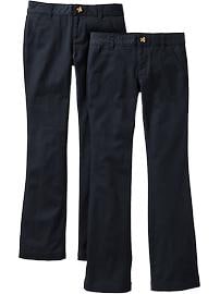 Girls Uniform Pant 2-Packs