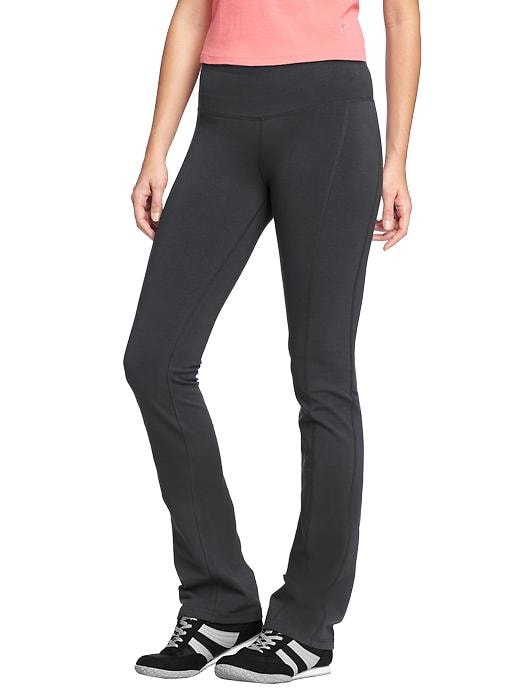 View large product image 1 of 2. Mid-Rise Yoga Boot-Cut Pants for Women