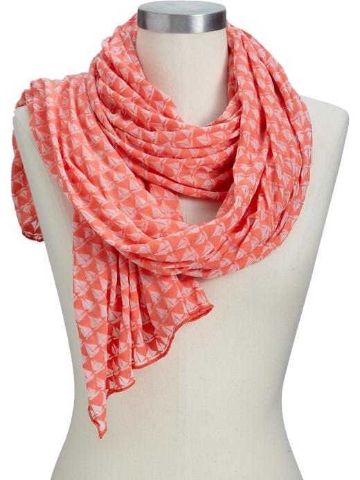 Old Navy Womens Lightweight Burnout Scarves