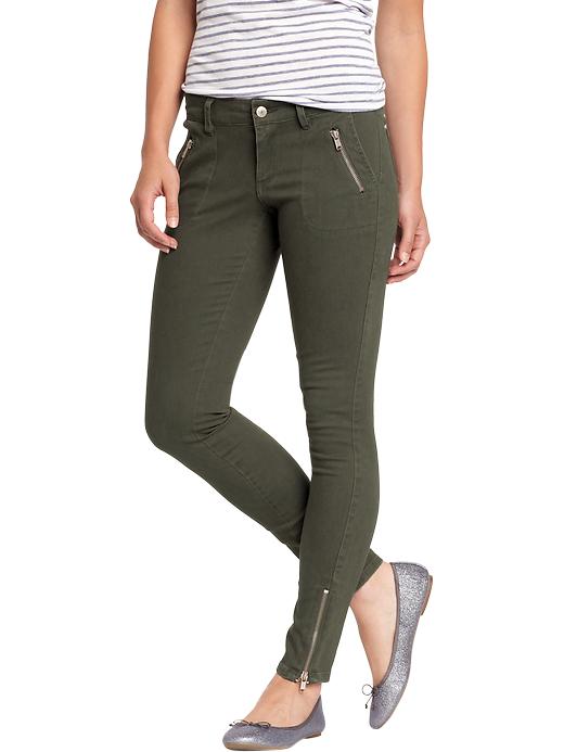 Old Navy Womens The Rockstar Zip Pocket Pants