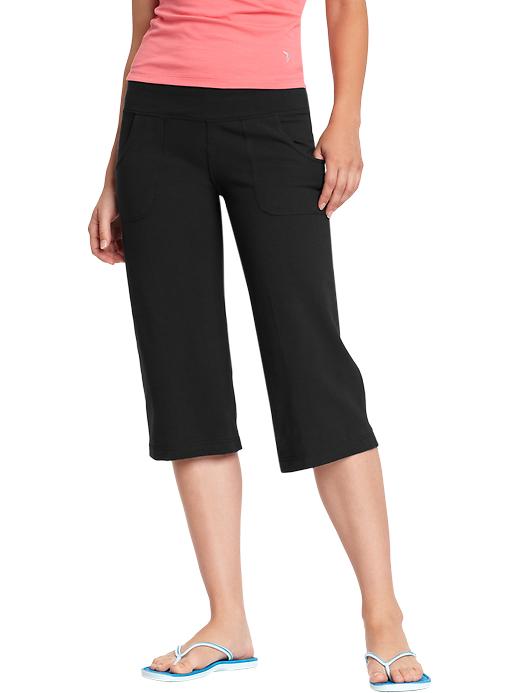 Old Navy Womens Wide Leg Yoga Capris