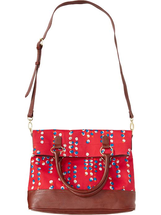 Old Navy Womens Fold Over Canvas Totes