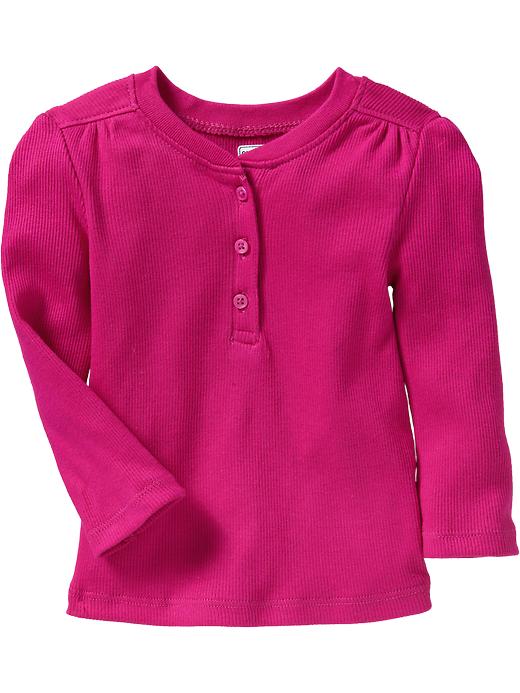 View large product image 1 of 1. Rib-Knit Henleys for Toddler