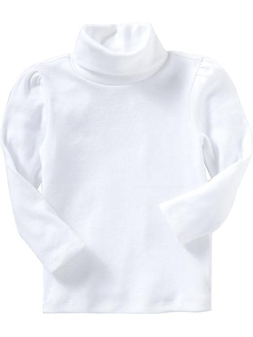 View large product image 1 of 1. Ruched-Jersey Turtlenecks for Baby