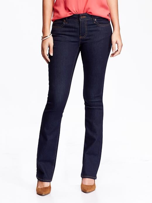 View large product image 1 of 2. Mid-Rise Rockstar Demi-Boot Jeans for Women