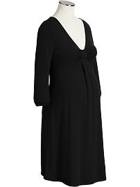 Maternity Tab-Yoke Jersey Dresses